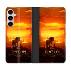 Housse cuir portefeuille Pour Samsung Galaxy S26 Plus Le Roi Lion Affiche