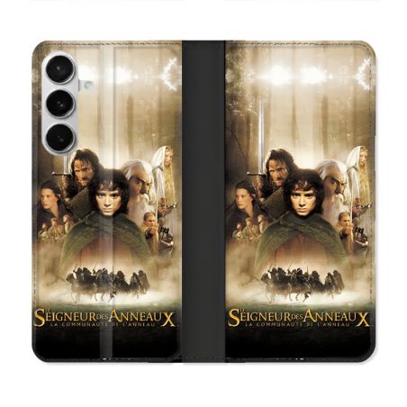 Housse cuir portefeuille Pour Samsung Galaxy S26 Plus Le seigneur Des Anneaux Affiche