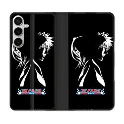Housse cuir portefeuille Pour Samsung Galaxy S26 Plus Manga Bleach Duo