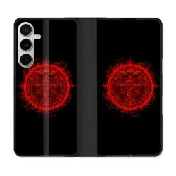 Housse cuir portefeuille Pour Samsung Galaxy S26 Plus Manga Fullmetal Alchemist Logo