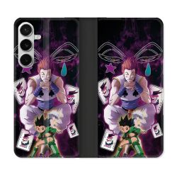 Housse cuir portefeuille Pour Samsung Galaxy S26 Plus Manga Hunter X Hunter Hisoka