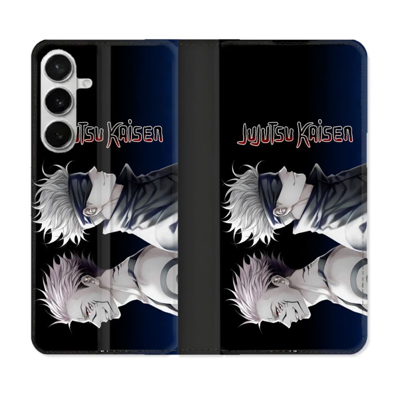 Housse cuir portefeuille Pour Samsung Galaxy S26 Plus Manga Jujutsu Kaisen