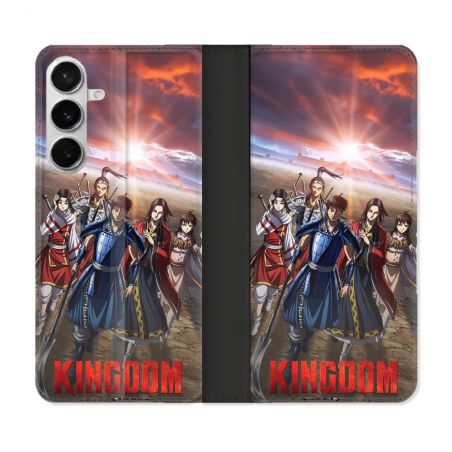 Housse cuir portefeuille Pour Samsung Galaxy S26 Plus Manga Kingdom Affiche