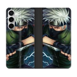 Housse cuir portefeuille Pour Samsung Galaxy S26 Plus Manga Naruto Kakashi