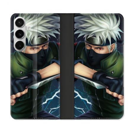 Housse cuir portefeuille Pour Samsung Galaxy S26 Plus Manga Naruto Kakashi