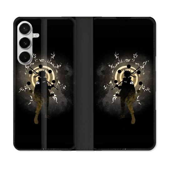 Housse cuir portefeuille Pour Samsung Galaxy S26 Plus Manga Naruto Sage