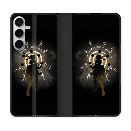 Housse cuir portefeuille Pour Samsung Galaxy S26 Plus Manga Naruto Sage