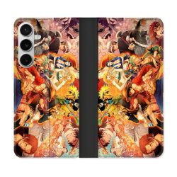 Housse cuir portefeuille Pour Samsung Galaxy S26 Plus Manga One Piece Nakama
