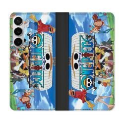 Housse cuir portefeuille Pour Samsung Galaxy S26 Plus Manga One Piece Sunny