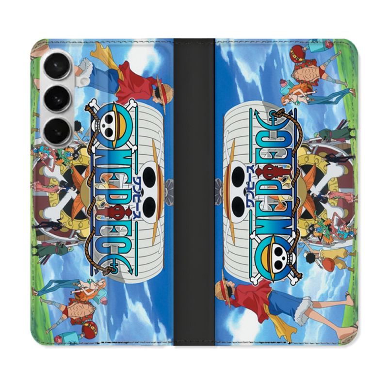Housse cuir portefeuille Pour Samsung Galaxy S26 Plus Manga One Piece Sunny