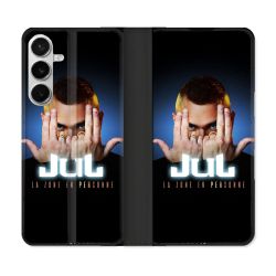 Housse cuir portefeuille Pour Samsung Galaxy S26 Plus Musique Jul Signe