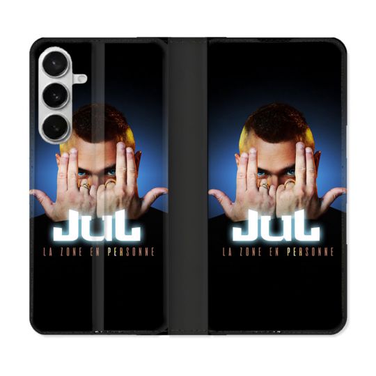 Housse cuir portefeuille Pour Samsung Galaxy S26 Plus Musique Jul Signe