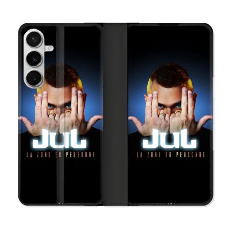 Housse cuir portefeuille Pour Samsung Galaxy S26 Plus Musique Jul Signe