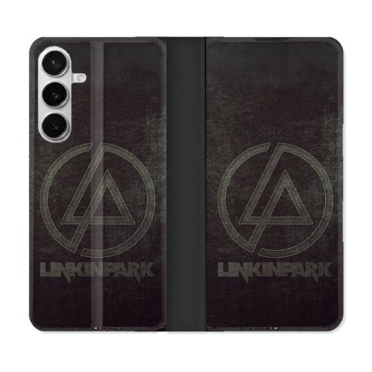 Housse cuir portefeuille Pour Samsung Galaxy S26 Plus Musique Rock Linkin Park