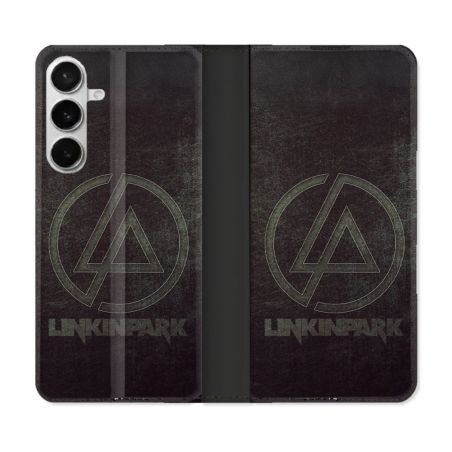 Housse cuir portefeuille Pour Samsung Galaxy S26 Plus Musique Rock Linkin Park
