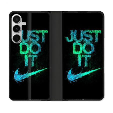 Housse cuir portefeuille Pour Samsung Galaxy S26 Plus Nike Just Do It