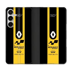 Housse cuir portefeuille Pour Samsung Galaxy S26 Plus Renault