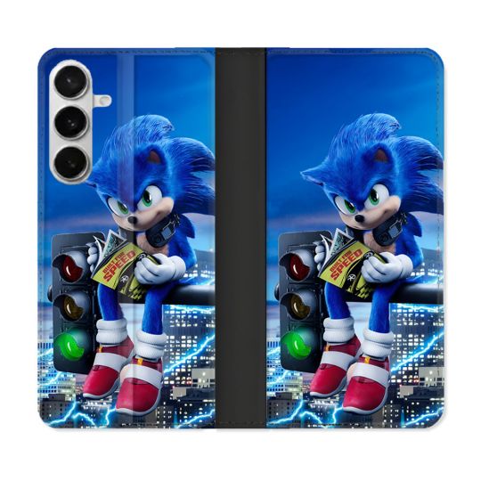 Housse cuir portefeuille Pour Samsung Galaxy S26 Plus Sonic