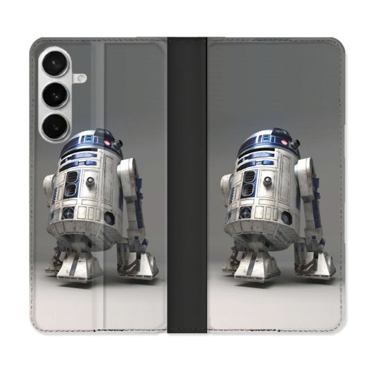 Housse cuir portefeuille Pour Samsung Galaxy S26 Plus Star Wars - R2D2