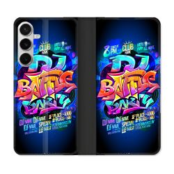 Housse cuir portefeuille Pour Samsung Galaxy S26 Plus Street Art Rap