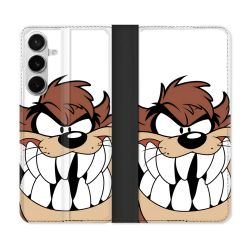 Housse cuir portefeuille Pour Samsung Galaxy S26 Plus Taz