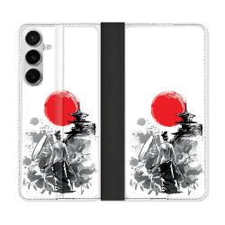 Housse cuir portefeuille Pour Samsung Galaxy S26 Plus Voyage Japon Femme