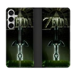 Housse cuir portefeuille Pour Samsung Galaxy S26 Plus Zelda