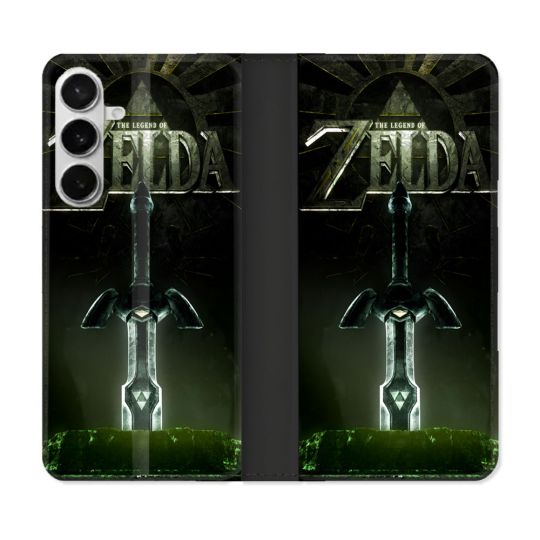 Housse cuir portefeuille Pour Samsung Galaxy S26 Plus Zelda