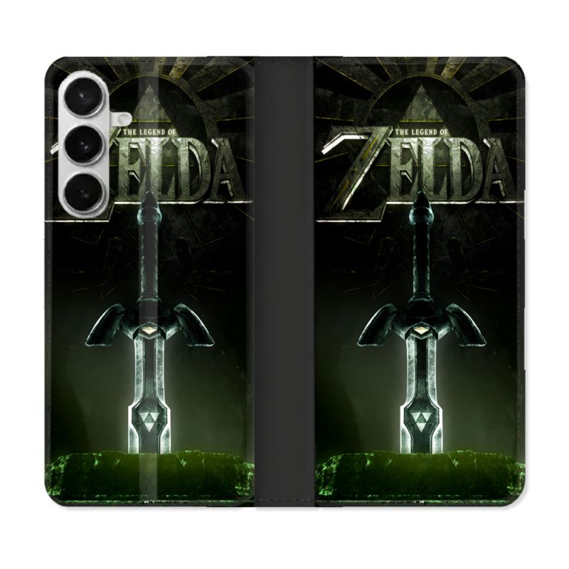Housse cuir portefeuille Pour Samsung Galaxy S26 Plus Zelda