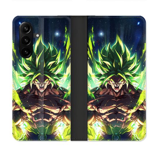 Housse Cuir Portefeuille Pour Samsung Galaxy A57 5G Manga Dragon Ball Broly