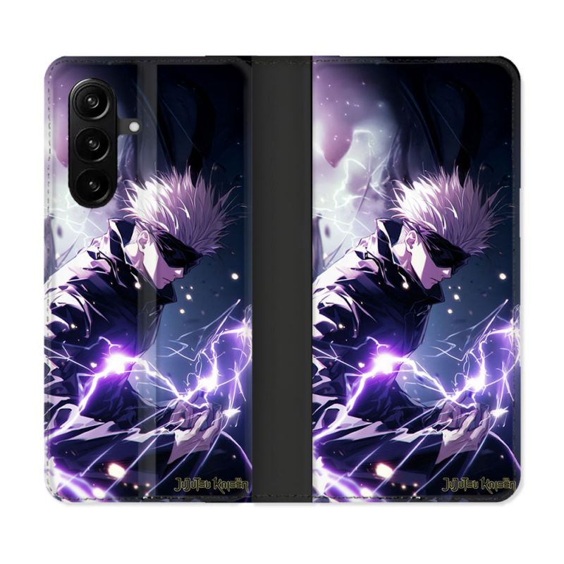 Housse Cuir Portefeuille Pour Samsung Galaxy A57 5G Manga Jujutsu Kaisen Gojo Saturo