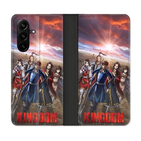 Housse Cuir Portefeuille Pour Samsung Galaxy A57 5G Manga Kingdom Affiche