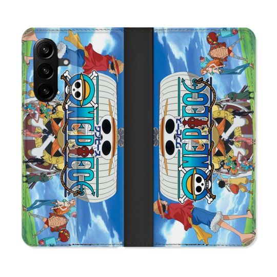 Housse Cuir Portefeuille Pour Samsung Galaxy A57 5G Manga One Piece Sunny