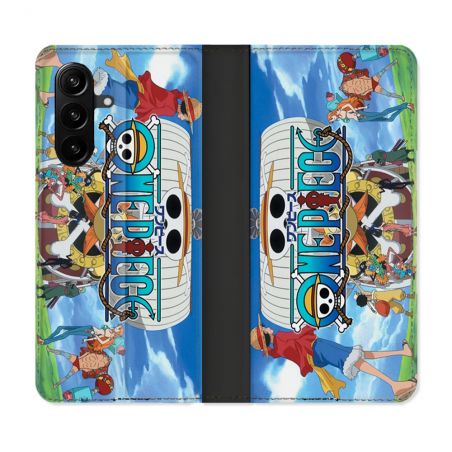 Housse Cuir Portefeuille Pour Samsung Galaxy A57 5G Manga One Piece Sunny