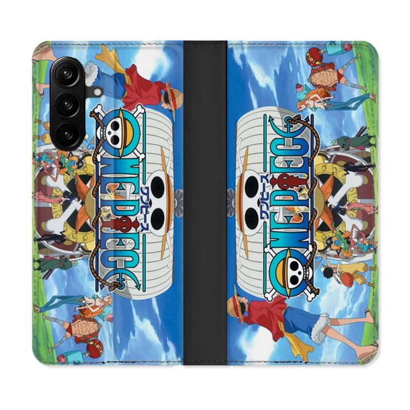 Housse Cuir Portefeuille Pour Samsung Galaxy A57 5G Manga One Piece Sunny