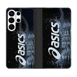 Housse cuir portefeuille Pour Samsung Galaxy S26 Ultra Asics