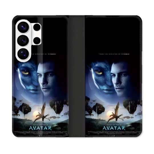 Housse cuir portefeuille Pour Samsung Galaxy S26 Ultra Avatar