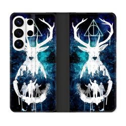 Housse cuir portefeuille Pour Samsung Galaxy S26 Ultra Harry Potter Patronome