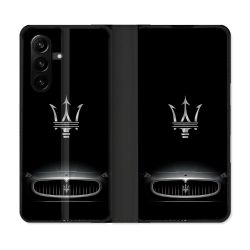 Housse Cuir Portefeuille Pour Samsung Galaxy A57 5G Maserati