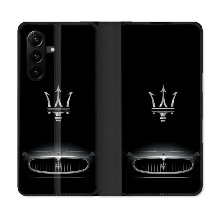 Housse Cuir Portefeuille Pour Samsung Galaxy A57 5G Maserati