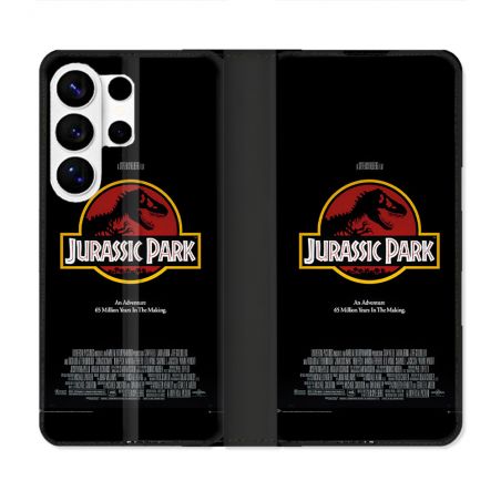 Housse cuir portefeuille Pour Samsung Galaxy S26 Ultra Jurassic Park Affiche