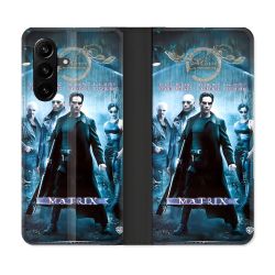 Housse Cuir Portefeuille Pour Samsung Galaxy A57 5G Matrix Affiche