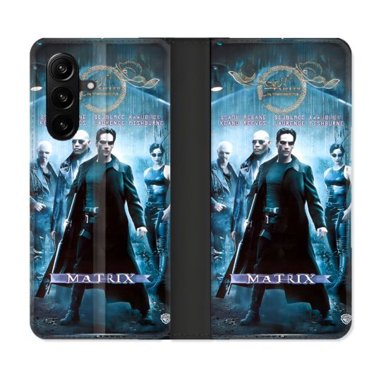 Housse Cuir Portefeuille Pour Samsung Galaxy A57 5G Matrix Affiche