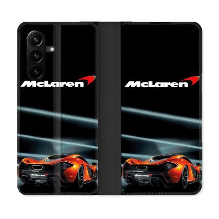 Housse Cuir Portefeuille Pour Samsung Galaxy A57 5G Mc Laren