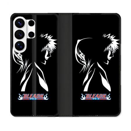 Housse cuir portefeuille Pour Samsung Galaxy S26 Ultra Manga Bleach Duo