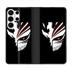Housse cuir portefeuille Pour Samsung Galaxy S26 Ultra Manga Bleach Masque