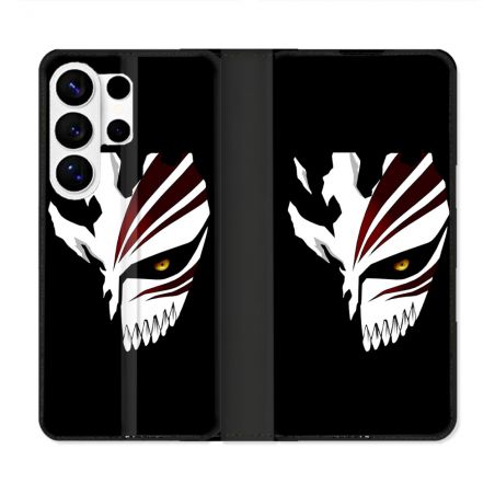 Housse cuir portefeuille Pour Samsung Galaxy S26 Ultra Manga Bleach Masque