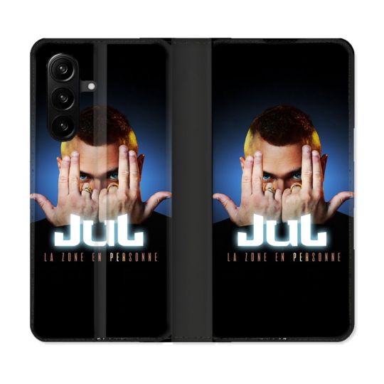 Housse Cuir Portefeuille Pour Samsung Galaxy A57 5G Musique Jul Signe