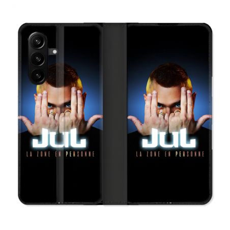 Housse Cuir Portefeuille Pour Samsung Galaxy A57 5G Musique Jul Signe