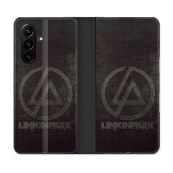 Housse Cuir Portefeuille Pour Samsung Galaxy A57 5G Musique Rock Linkin Park